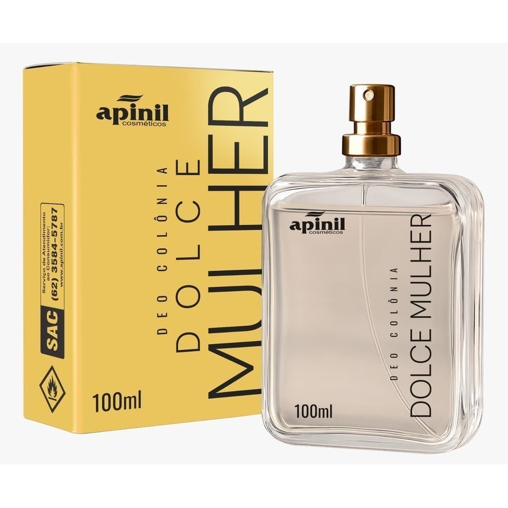 Perfume Feminino Deo Colônia Dolce Mulher  100ml Apinil (Campanha)