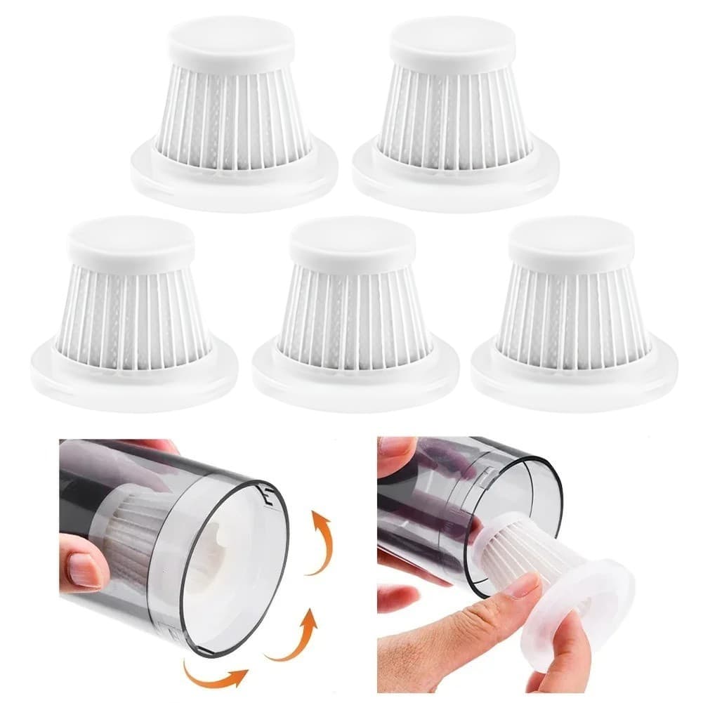 10 Pçs Filtro De Aspirador De Pó Do Carro Sem Fio Lavável Acessível Acessórios