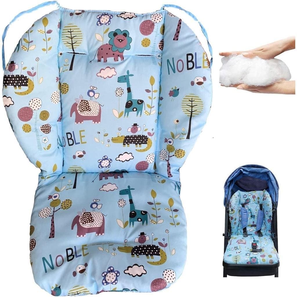 Almofada para cadeira alta adequada para bebês, almofada grossa para carrinho de bebê, almofada para cadeira alta com pa