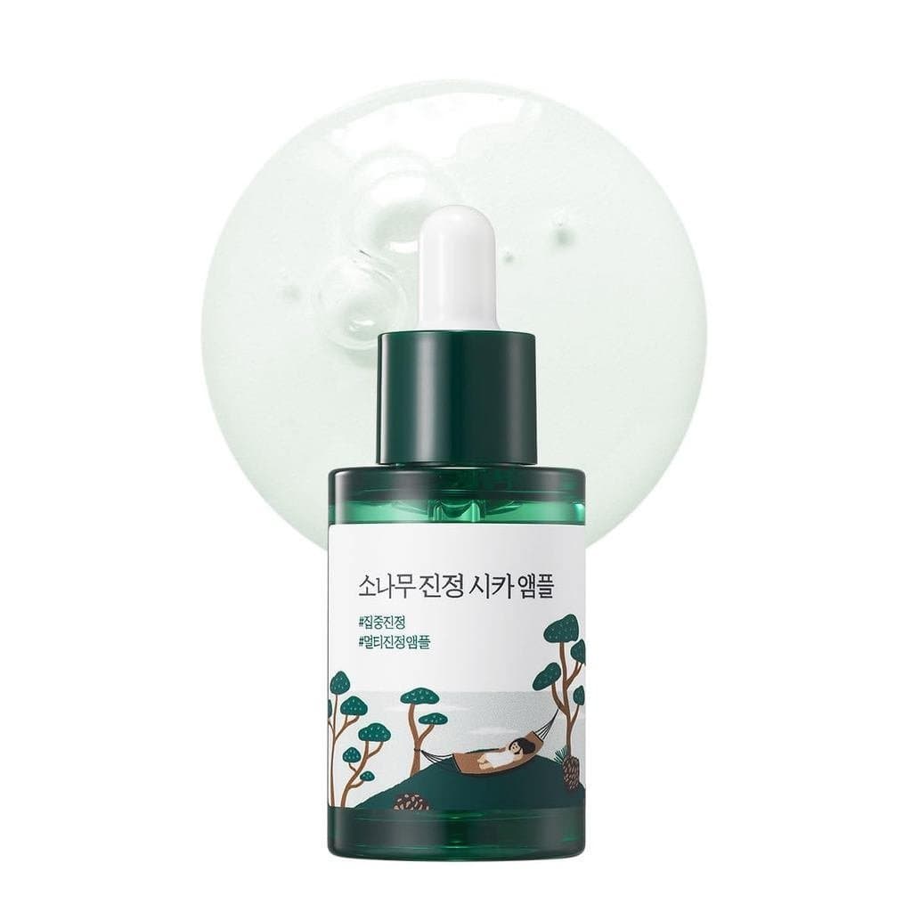 ROUNDLAB Essência Calmante de Pinheiro e Centella Asiática 1.01oz, Contendo Pinheiro, Centella Asiática e Ácido Hialurôn