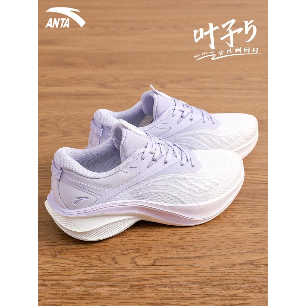 [Tao Hao Huo] Anta Leaf 5 Calçados Femininos Modelo Novo 2026 Tênis de Corrida de Verão Tênis de Badminton Tênis Esporti