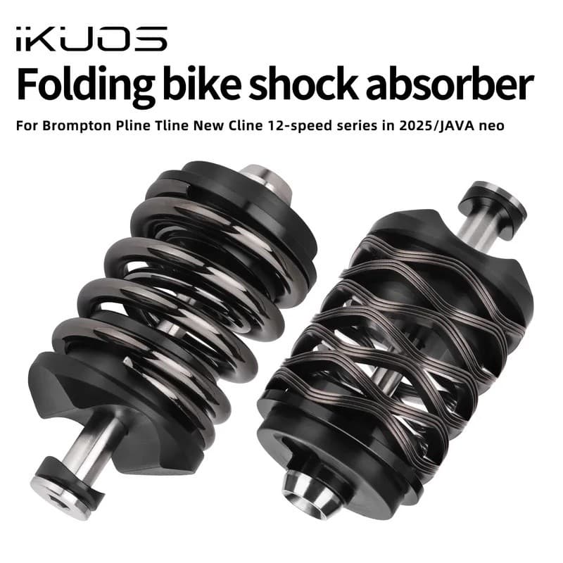 IKUOS Amortecedor Traseiro De Bicicleta Dobrável , Para Brompton Pline Tline/Java Neo , Eixo De Titânio , Mola