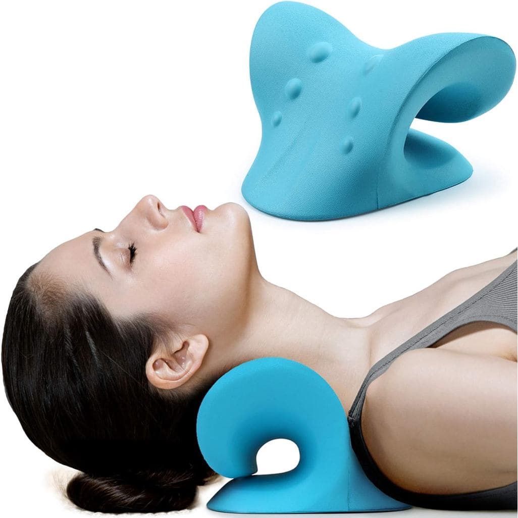 Relaxador de Pescoço e Ombros RESTCLOUD, Dispositivo de Tração Cervical para Alívio da Dor na Articulação Temporomandibu