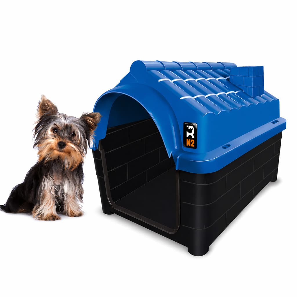 Casa Casinha De Cachorro Plástica Desmontável Para Filhote N1