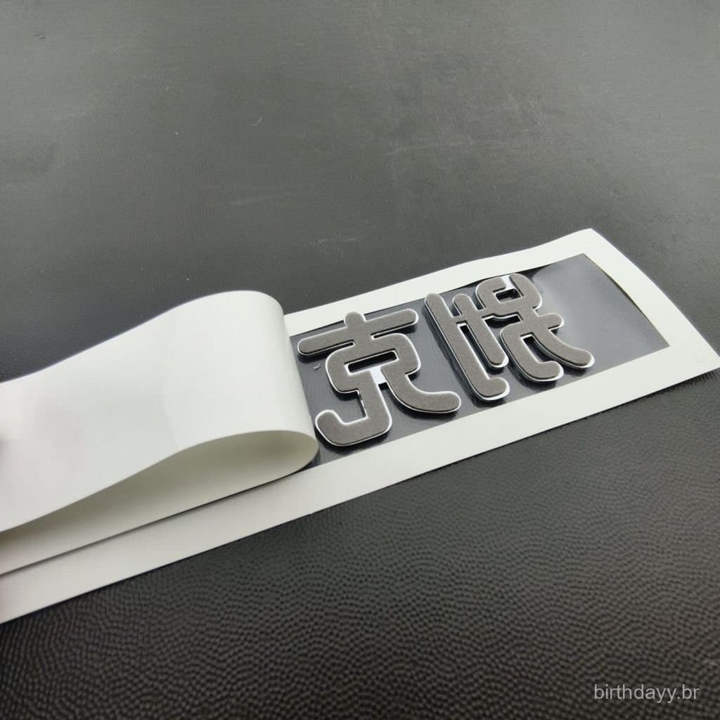 Produto popular adequado para Buick: adesivo decorativo para carro com texto de modificação de logotipo 3D personalizado