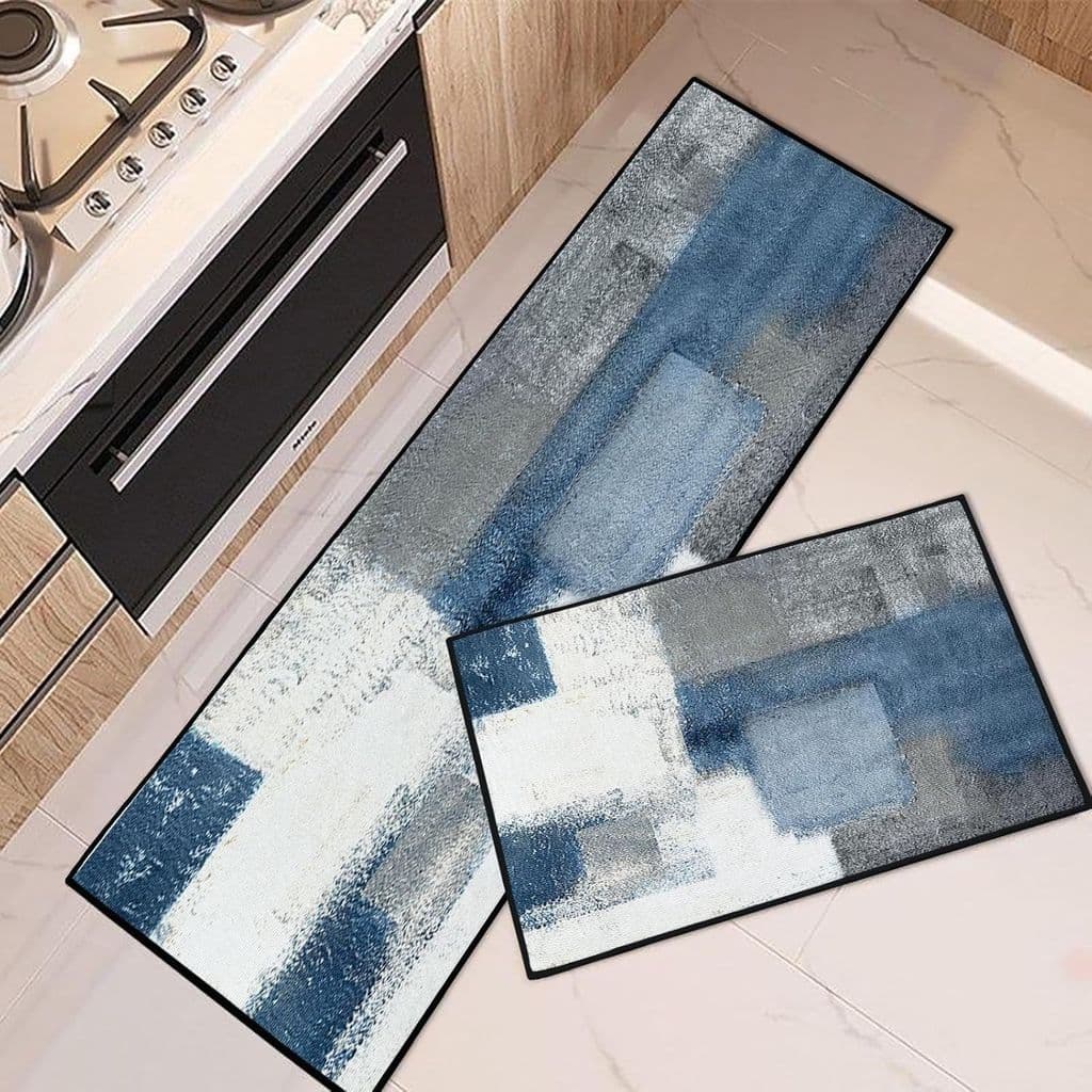 [Novo produto] Estilo abstrato lama diatomácea tapete de cozinha cozinha fácil de cuidar tapete de secagem rápida entrad