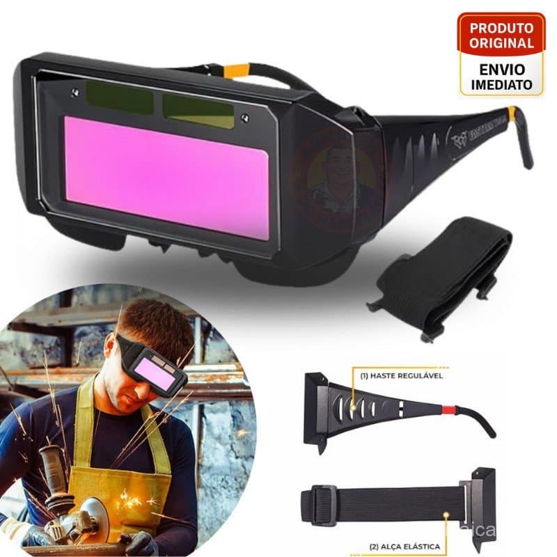 Óculos De Solda Para Soldador C/ Escurecimento Automático