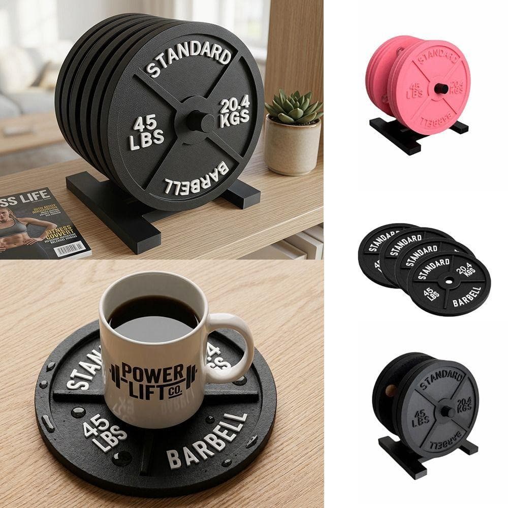 Conjunto De Porta-Copos De Placa De Peso EBUCRE 4 Unidades , Almofada De Copo Antiderrapante E Novidade , Tapete De Chá