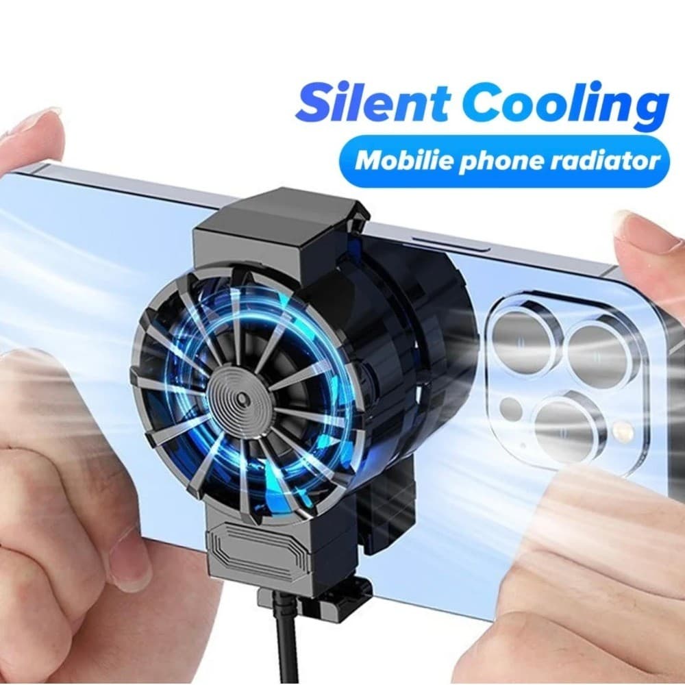 Refrigerador De Telefone De 4-6.7 Polegadas Mini Ventilador De Resfriamento Portátil Essencial Para Jogadores De Transmi