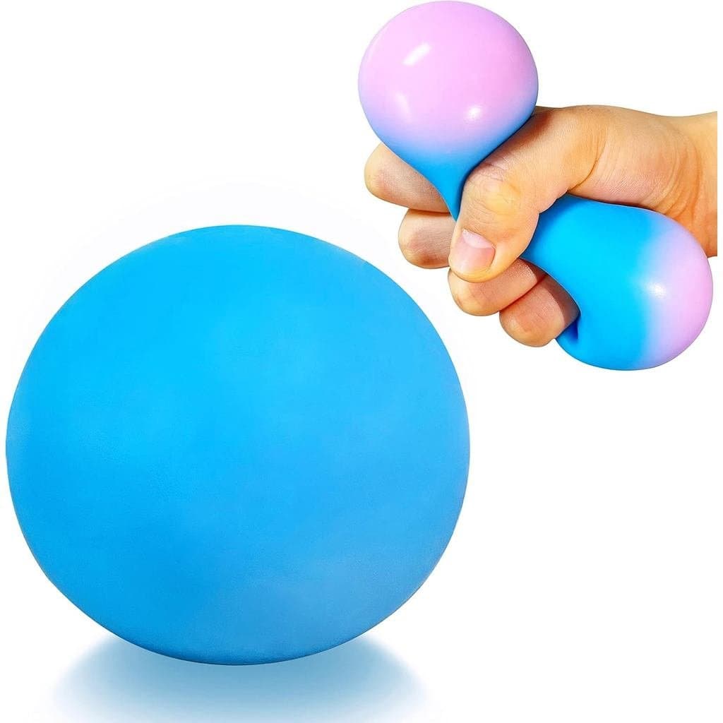 Bola macia antiestresse para TDAH que muda de cor, adequada para adultos, bola macia azul, brinquedo antiestresse para a