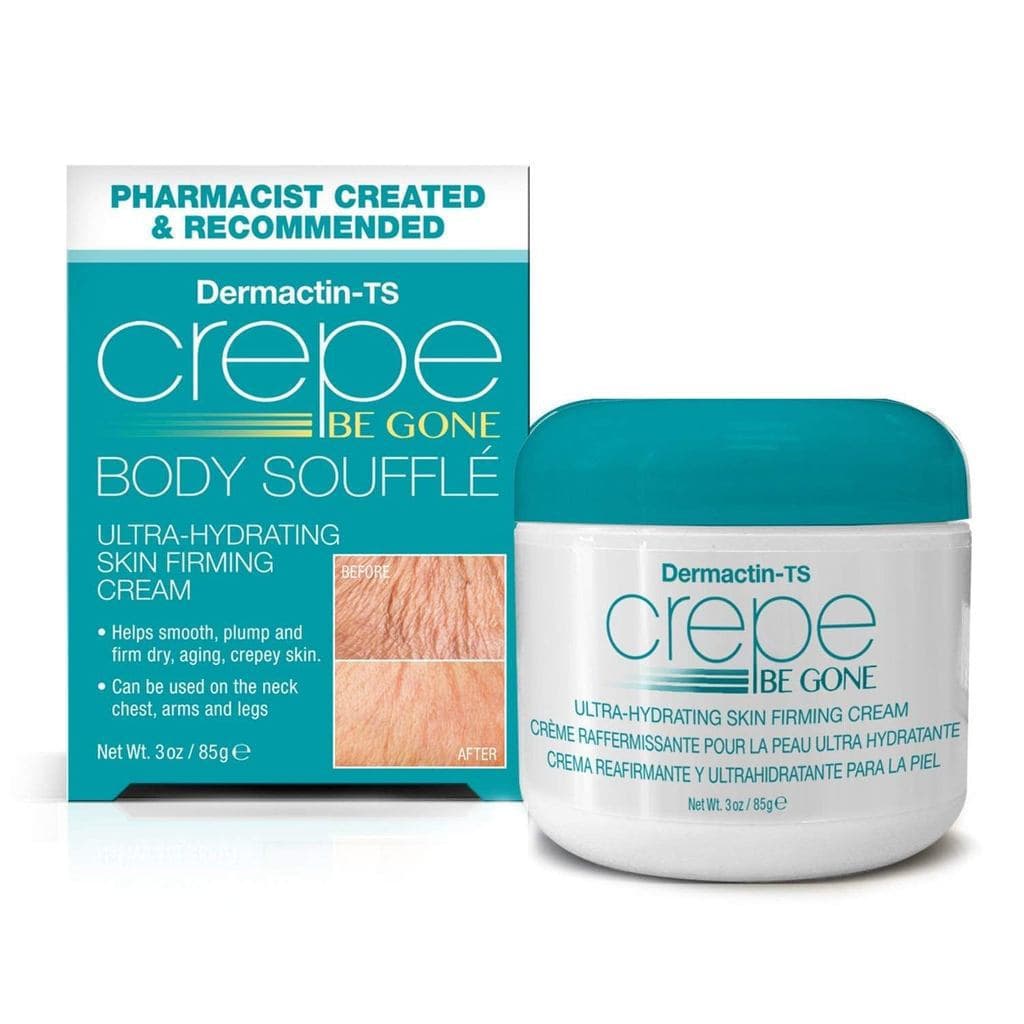 Dermactin Crepe Be Gone Body Souffle - Clássico 3 onças - adequado para o pescoço