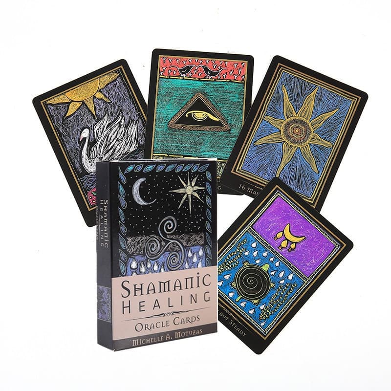 Cartas de Tarot de Alta Qualidade, Jogos de Tabuleiro de Oráculo para Cura Xamânica, em Inglês, para Festas e Presentes