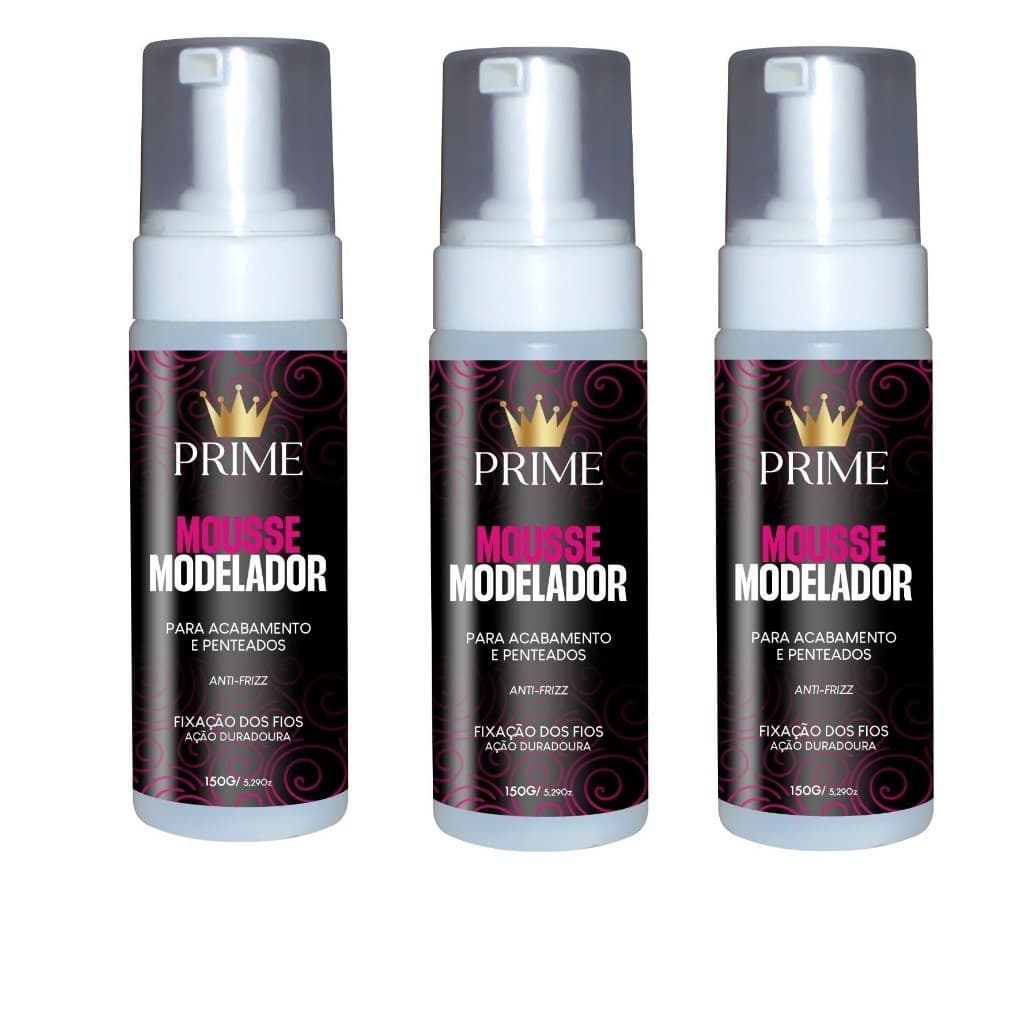 Mousse Modelador 150ml 3 unidades