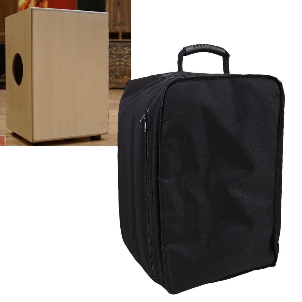 Fesjoy Caixa de cajon de pano oxford espessada, bolsa de tambor, proteção confiável para transporte de estúdio, músicos