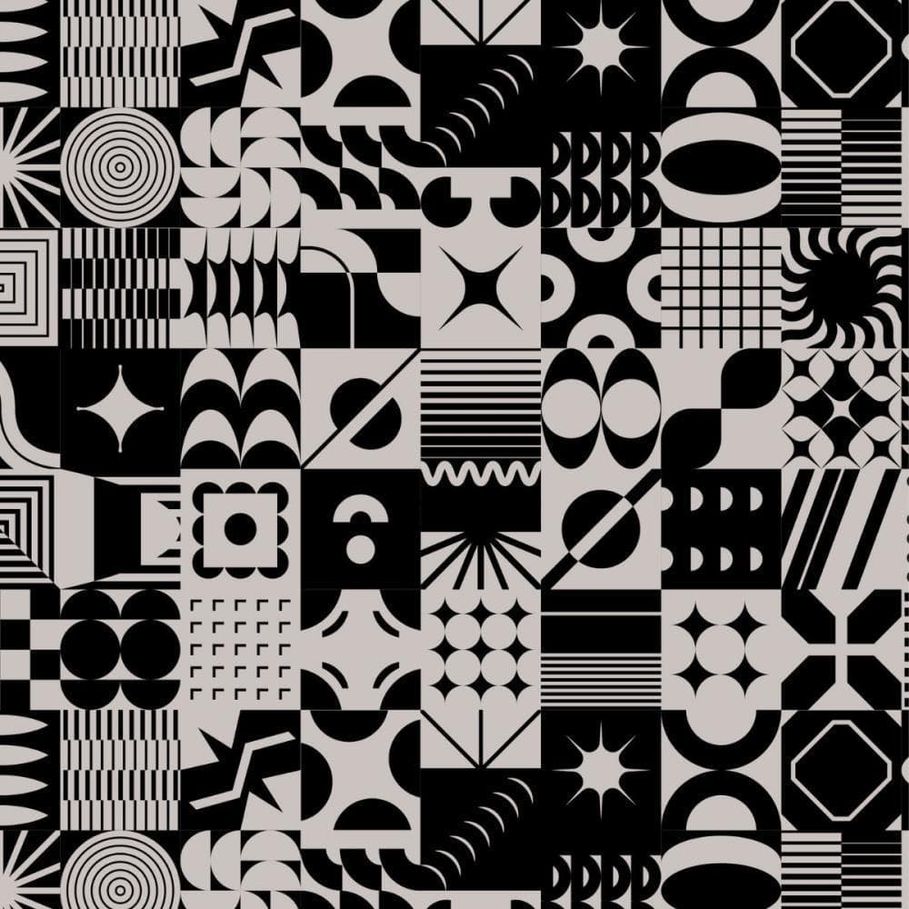 Papel Presente Bobina Couche 60CM. MOD.327 Abstrato Prata BO-100MTS