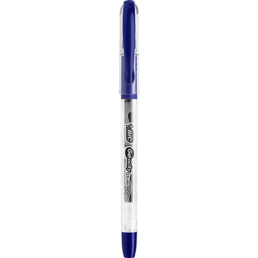 Caneta GEL BIC Gelocity Azul Blister