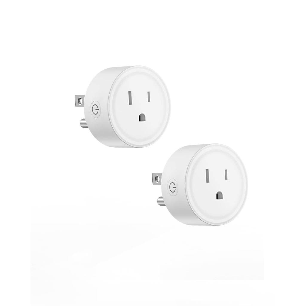 Tomada Inteligente Mini WiFi Compatível com Alexa e Google Home, Controle Remoto por APP, com Temporizador e Controle em