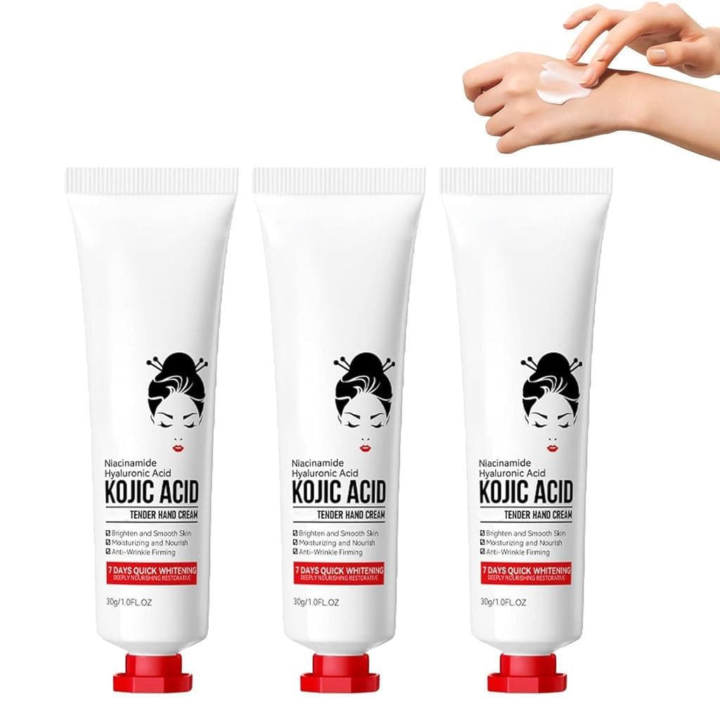 Creme para mãos Zhang Kojic Old, para mãos secas e rachadas, creme para mãos Kojic, suaviza linhas finas e rugas, hidrat