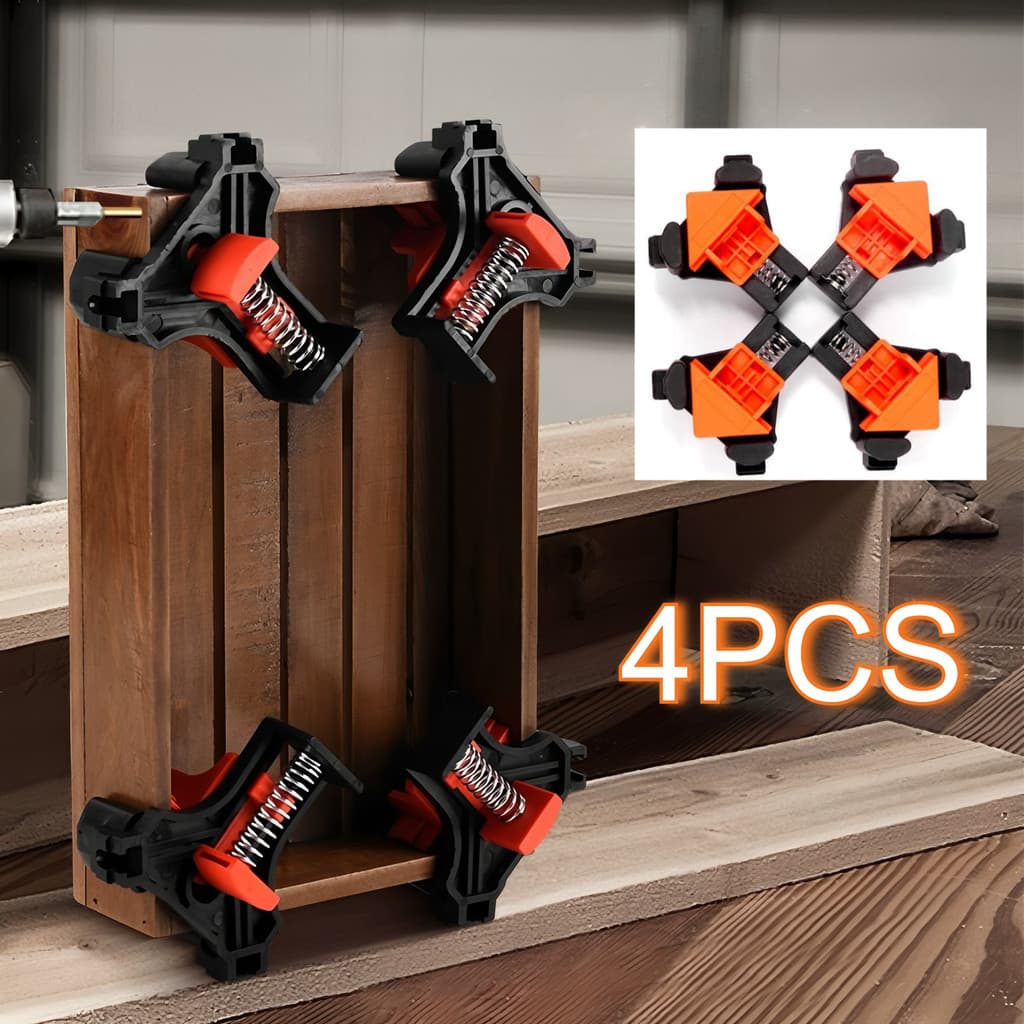 Canto Sargento De Grampos Angular 90 Graus Marceneiro Graus Aperto Rápido Marceneiro