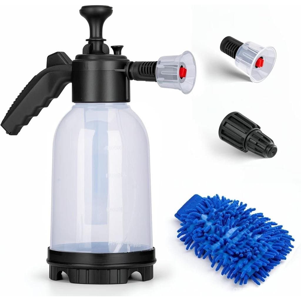 Pulverizador de Espuma Manual de 0,5 Galões, Pulverizador de Espuma para Lavagem de Carros de 68 oz, Pulverizador de Esp