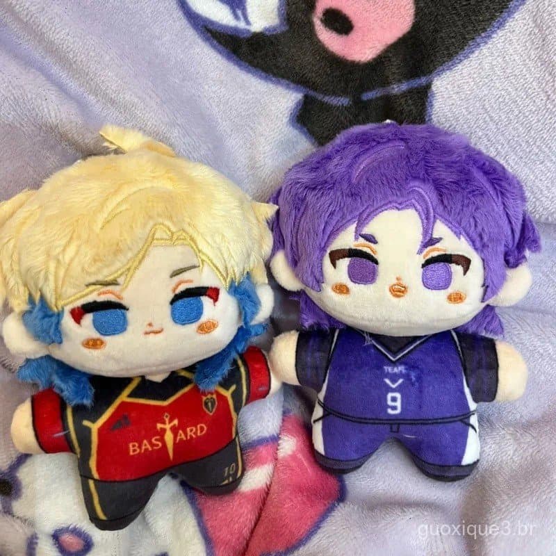 Boneco de Pelúcia Blue Lock 10CM Michael Kaiser Chigiri Hyoma Seishiro Nagi Mikage Reo Bachira Meguru Mini Algodão P JEG