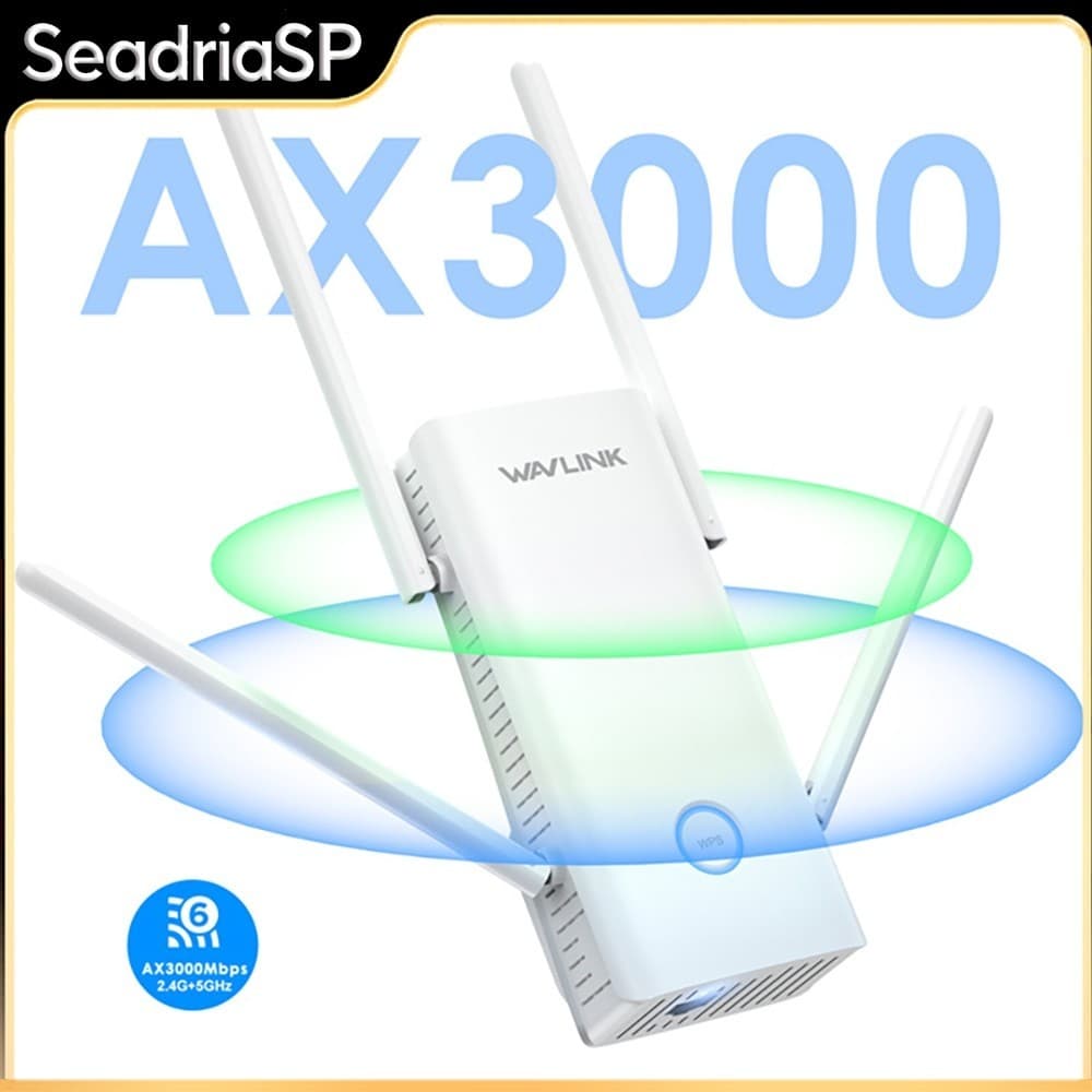 Repetidor Wifi 6 Ax3000 Booster De Sinal Para Toda A Casa