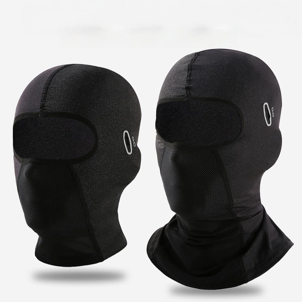 Máscara Facial De Motocicleta , nylon De Seda Gelada , Arnês Protetor Solar Completo Para Bicicleta Ao Ar Livre De Verão