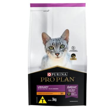 Ração Pro Plan Gatos Adultos Trato Urinário Frango 3 kg