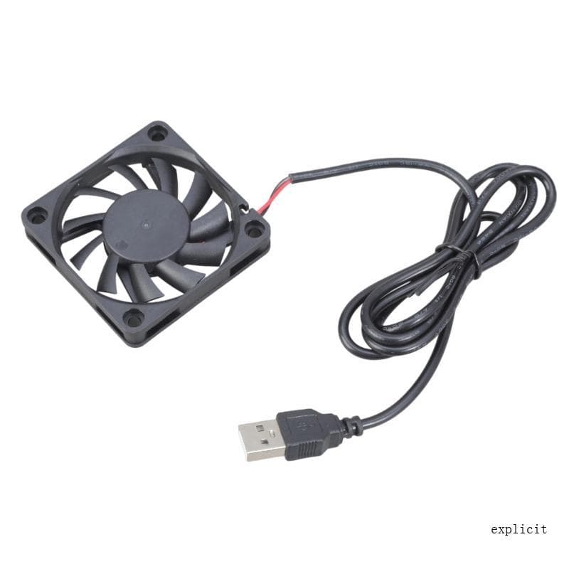 Exp 5V USB 60mm Ventilador Resfriamento Gabinete Caixa À Prova D Para Equipamentos Acessórios Compone