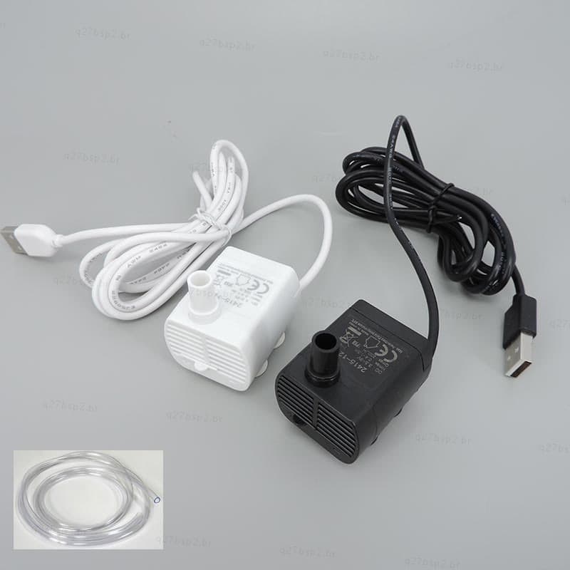 Branco Preto 5V USB Bomba De Água Ultra-Silencioso Sem Escova Fonte Submersível Tubo De Aquário Para Ferramenta De Tanqu