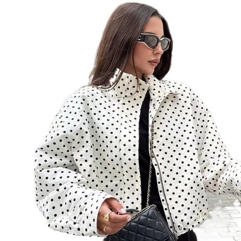 Jaquetas Femininas Oversized Manga Comprida Top Agasalhos Aviador Plus Size Casacos Curtos Com Zíper