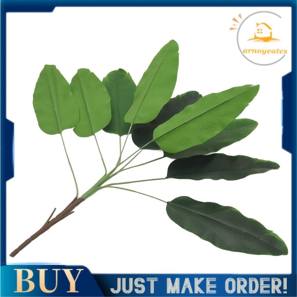 Plantas Artificiais Folhas Tropicais Bananeira Falso Palmeira Folha De Planta Falsas Interior Fora Jardim Decoração De C
