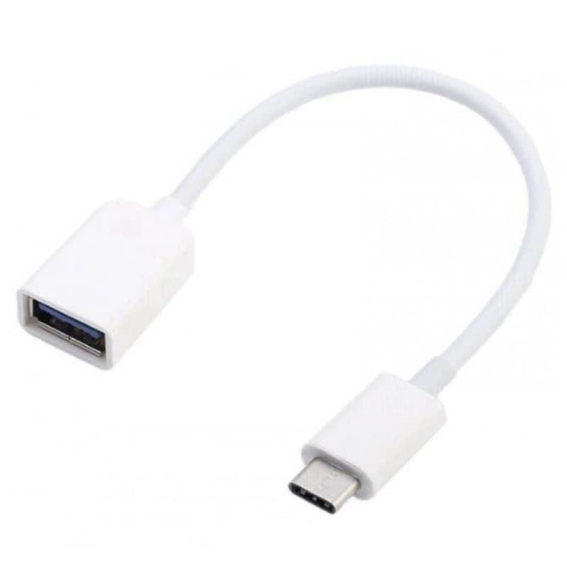 Cabo Adaptador OTG Tipo C USB-A Femea 3.0 Pendrive Smartphone Celular Transferencia de Dados
