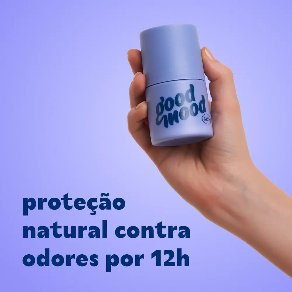 Desodorante Natural Roll-On Alva Good Mood Blueberry Vegano 50ml