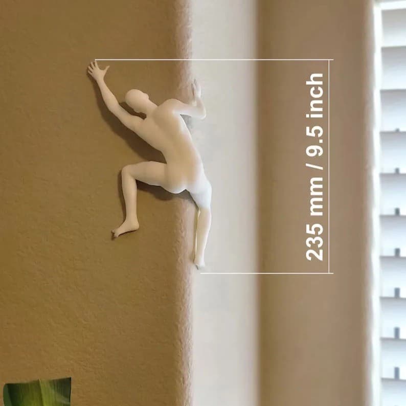 Venda Quente Escultura De Alpinista Exclusiva Decoração De Parede De Montanhismo