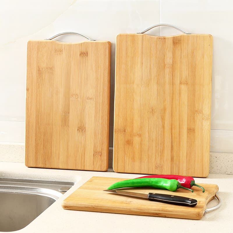 Tábua de cortar cozinha doméstica Tábua de corte Tábua pegajosa de bambu Tábua de corte grande de madeira maciça Tábua d