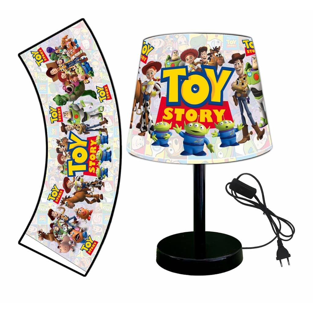 ABAJUR  LUMINARIA INFANTIL 15X20 TOY STORY QUARTO BEBE