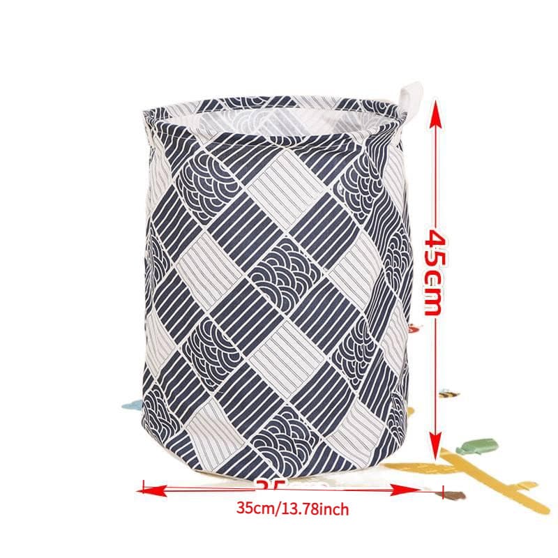 Cesto de roupas sujas de tecido para casa Cesto de roupas sujas Cesto de armazenamento doméstico Balde de lavanderia Arm