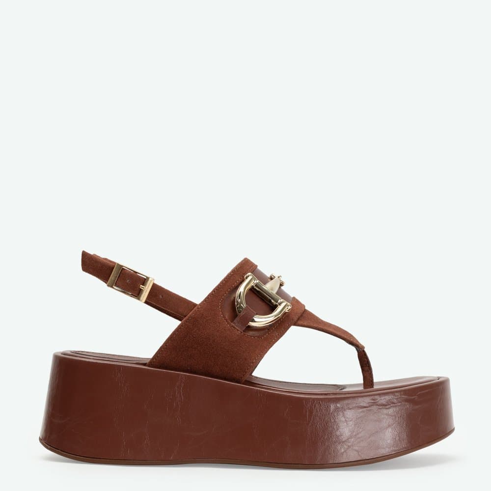 Flatform Feminina Bico Redondo Elegante Confortável Moda Casual