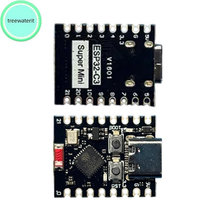 treewaterit ESP32 C6 SuperMini 1PC Microcontrolador De Placa De Desenvolvimento Com WiFi De Baixa Potência Para Disposit
