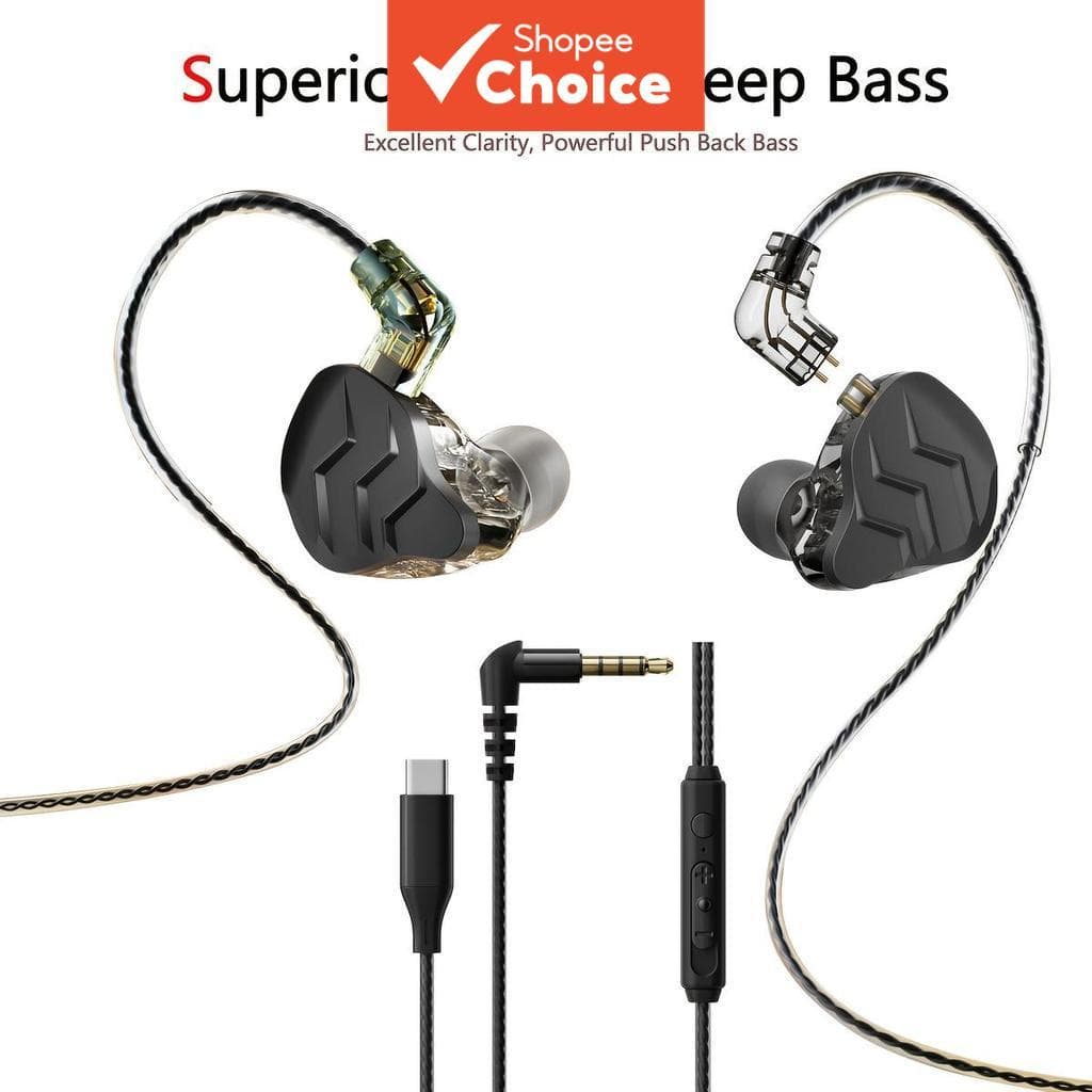 Fones de ouvido com fio tipo C, intra-auriculares, com microfone destacável, cancelamento de ruído, fones de ouvido USB