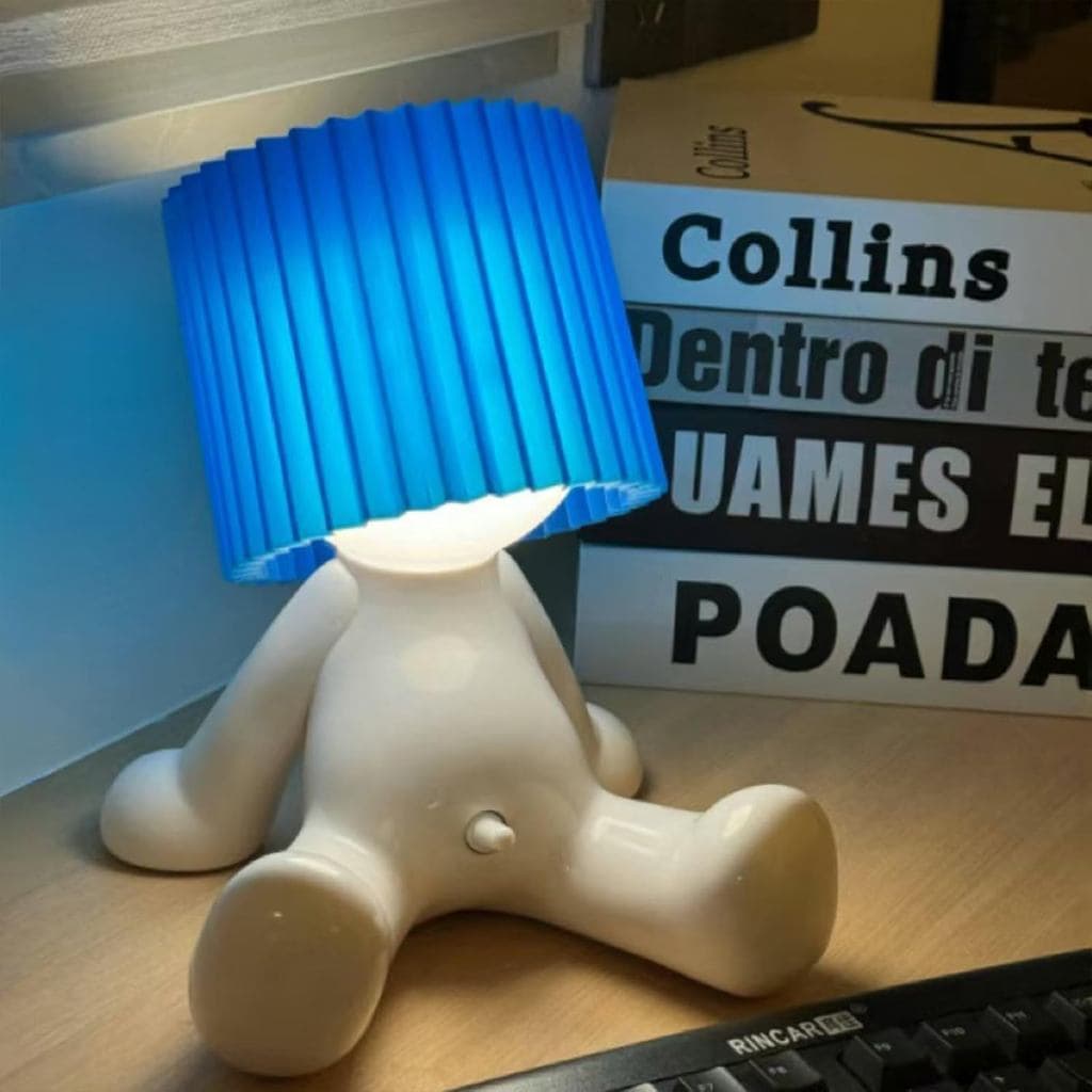 Luminária de Mesa Shy Boy com Interruptor Wiener - Presente Divertido para Adultos e Namorados - Luz Noturna Recarregáve