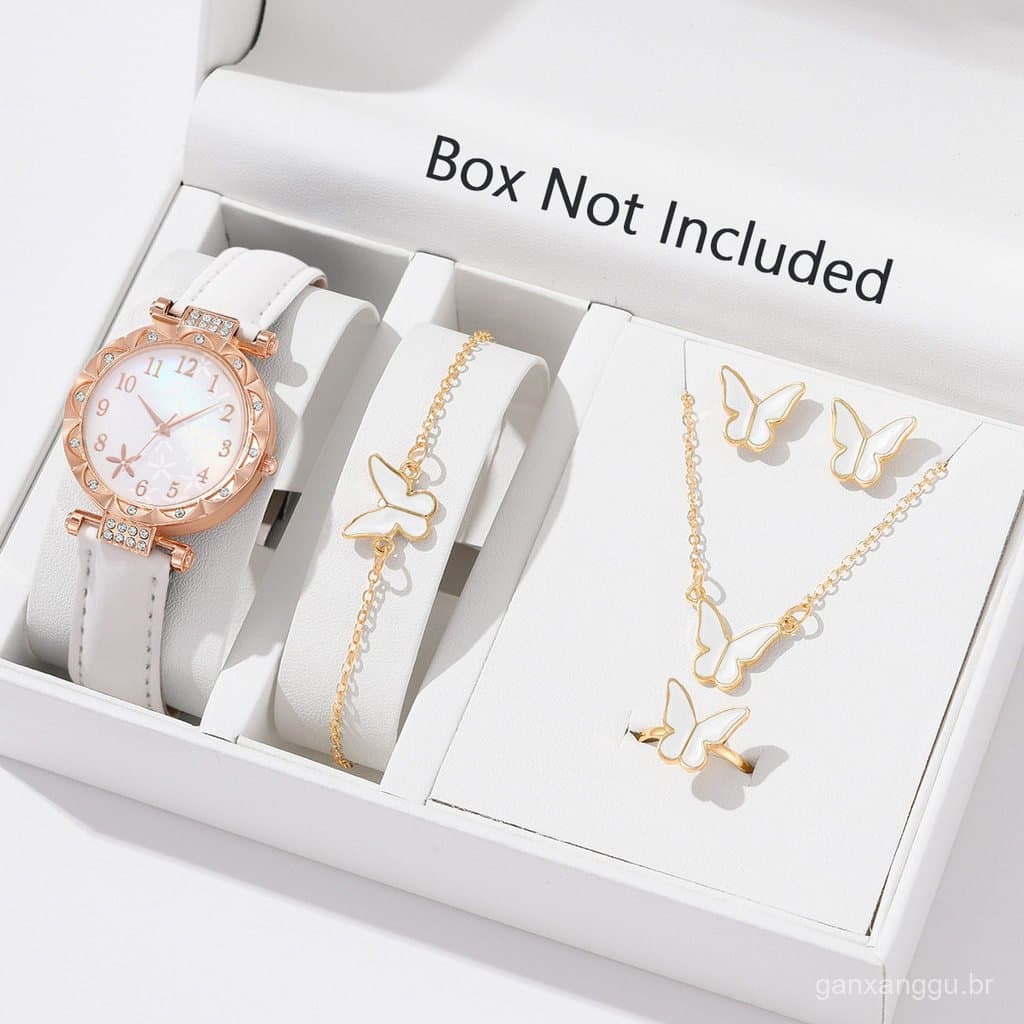 Relógio feminino de venda quente novo estilo senhoras relógio Casual luz luxo diamante estrela do mar padrão Dial cinto
