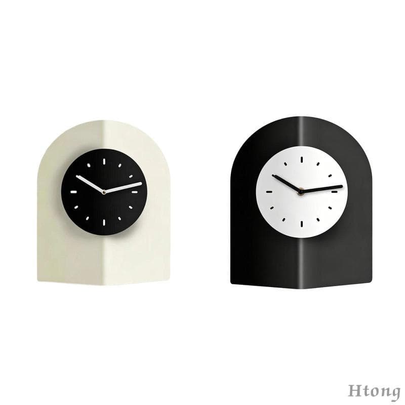 [Htong] Relógio De Mesa Eletrônico Silencioso , Acrílico , Minimalista , Despertador Moderno Para Quarto , Superfície De