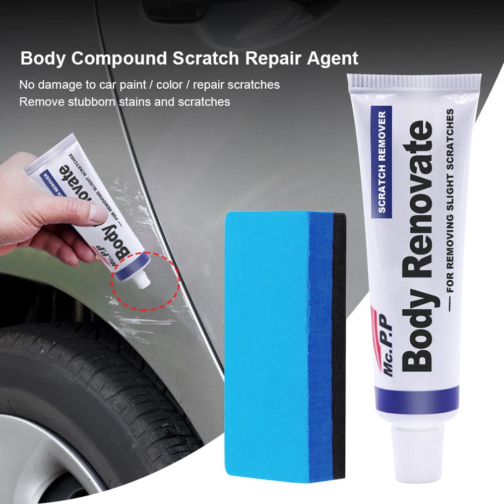 Removedor De Arranhões De Carro Agente De Reparo Corpo Composto De Carroceria Kit Pasta Fix Polonês Auto Cuidados Com Ve