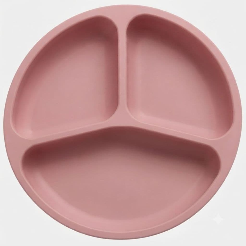 Prato De Silicone Com Divisórias Doris Kids | BPA Free Com Ventosa