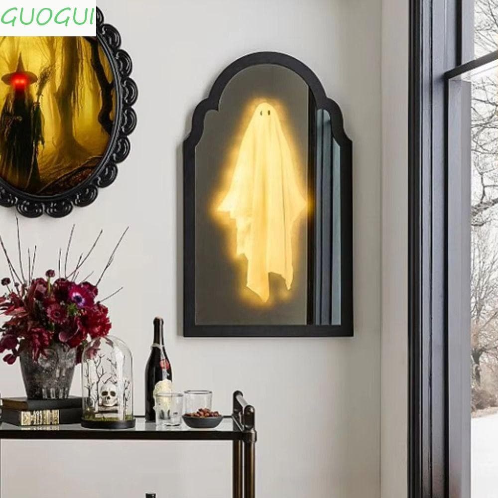 Espelho De Ilusão Fantasma GUOGUI , Holograma Iluminado Por USB , Decoração De Holográfico Com Efeito