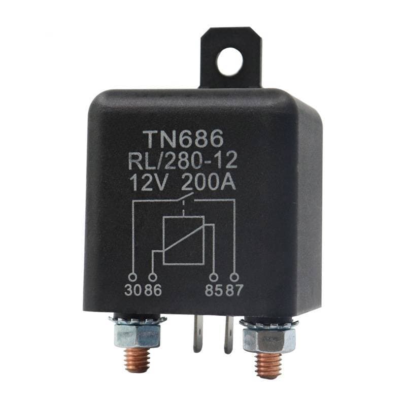 [MAR] Relé De Partida De Alta Corrente 200A 100A 12V/24V Potência Automotiva Pesada Carro COD