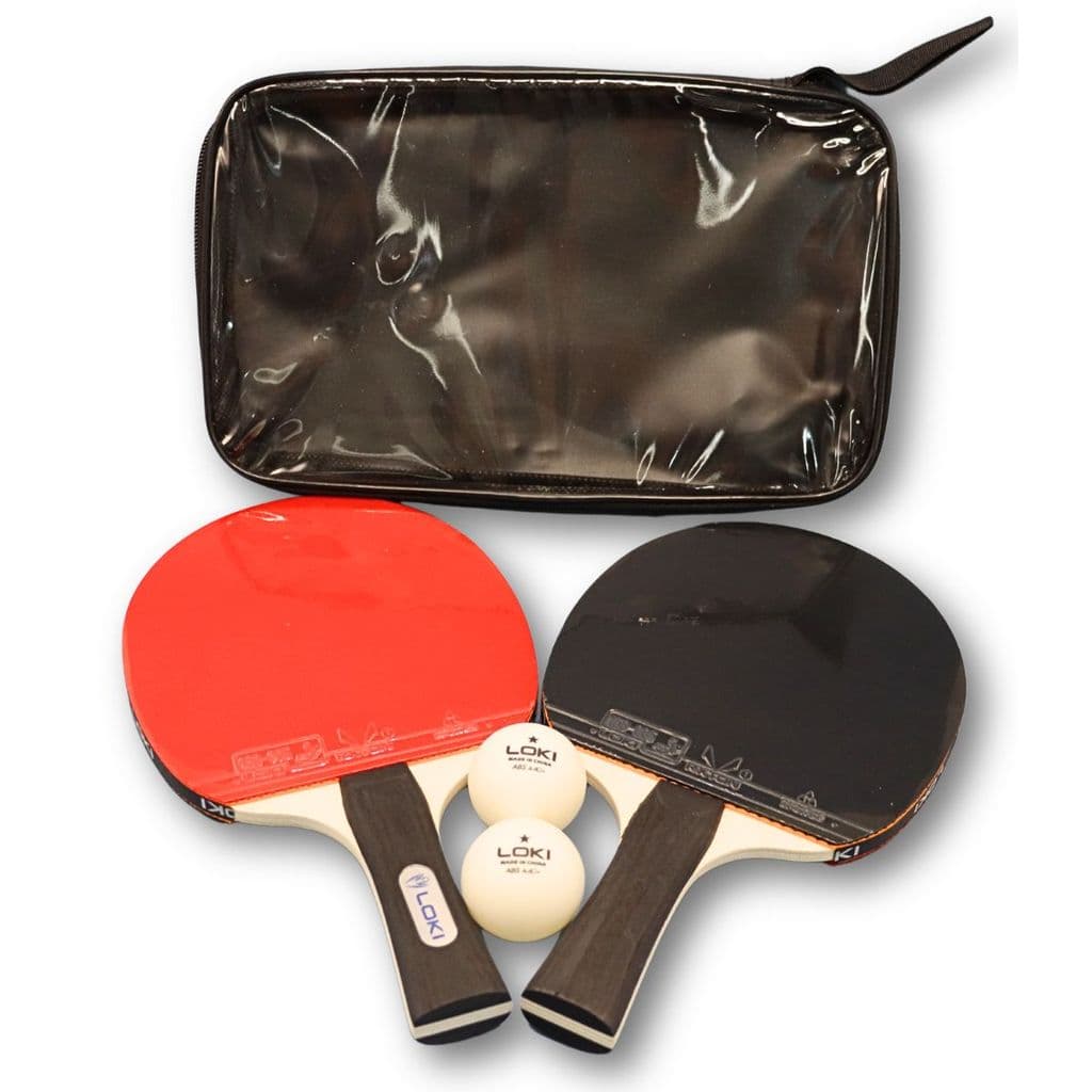 Kit 2 Raquetes K1000 2 Bolas Raqueteira Tênis Mesa Ping Pong