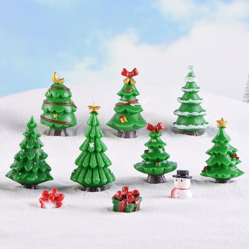 Pequenos Presentes De Natal , Cenas De Neve Em Miniatura , Enfeites De Paisagismo , Acessórios Para Árvores Vários Taman